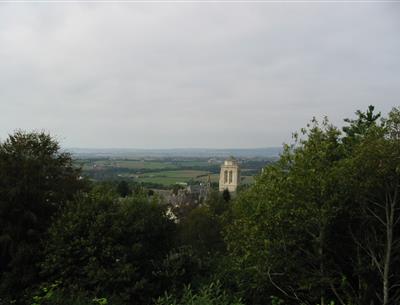 La vue de la montagne de Locronan dans le Finistère - Bretagne